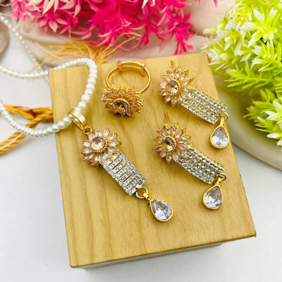 Flower Design Egyption Locket Combo Set