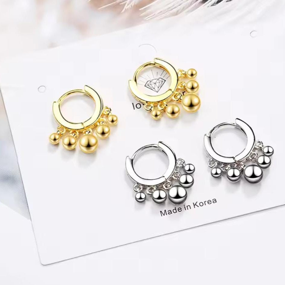 Chumki Gold  Plated and silver Plated Earring