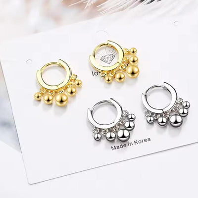 Chumki Gold  Plated and silver Plated Earring