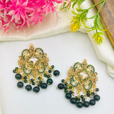 Gold Plated Manjoos Zircoon Earring