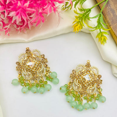 Gold Plated Manjoos Zircoon Earring