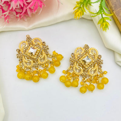 Gold Plated Manjoos Zircoon Earring