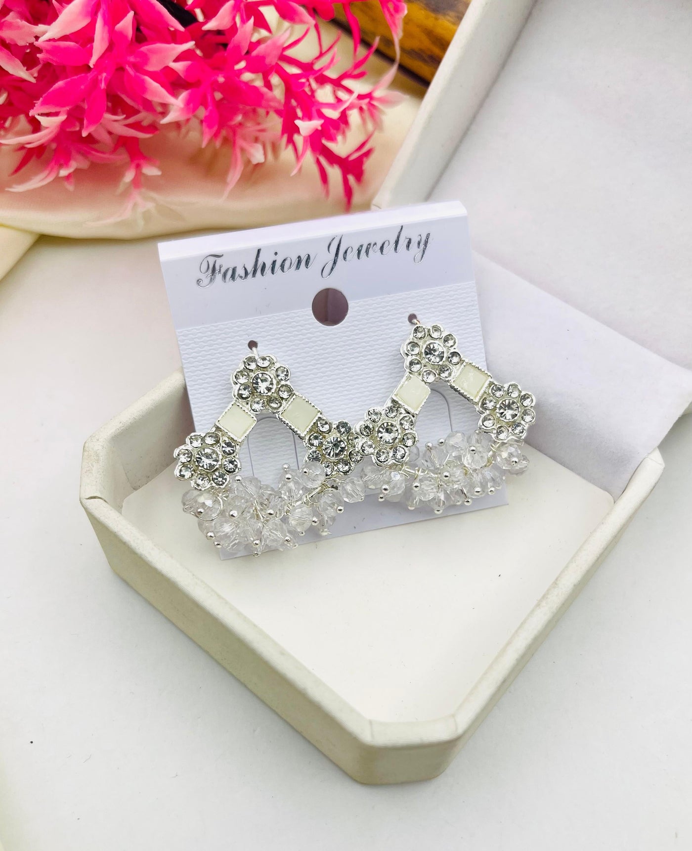 Gold Plated Gajra Earrings