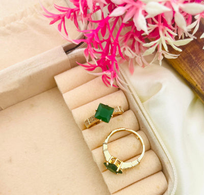 Zircon Daimond Rings