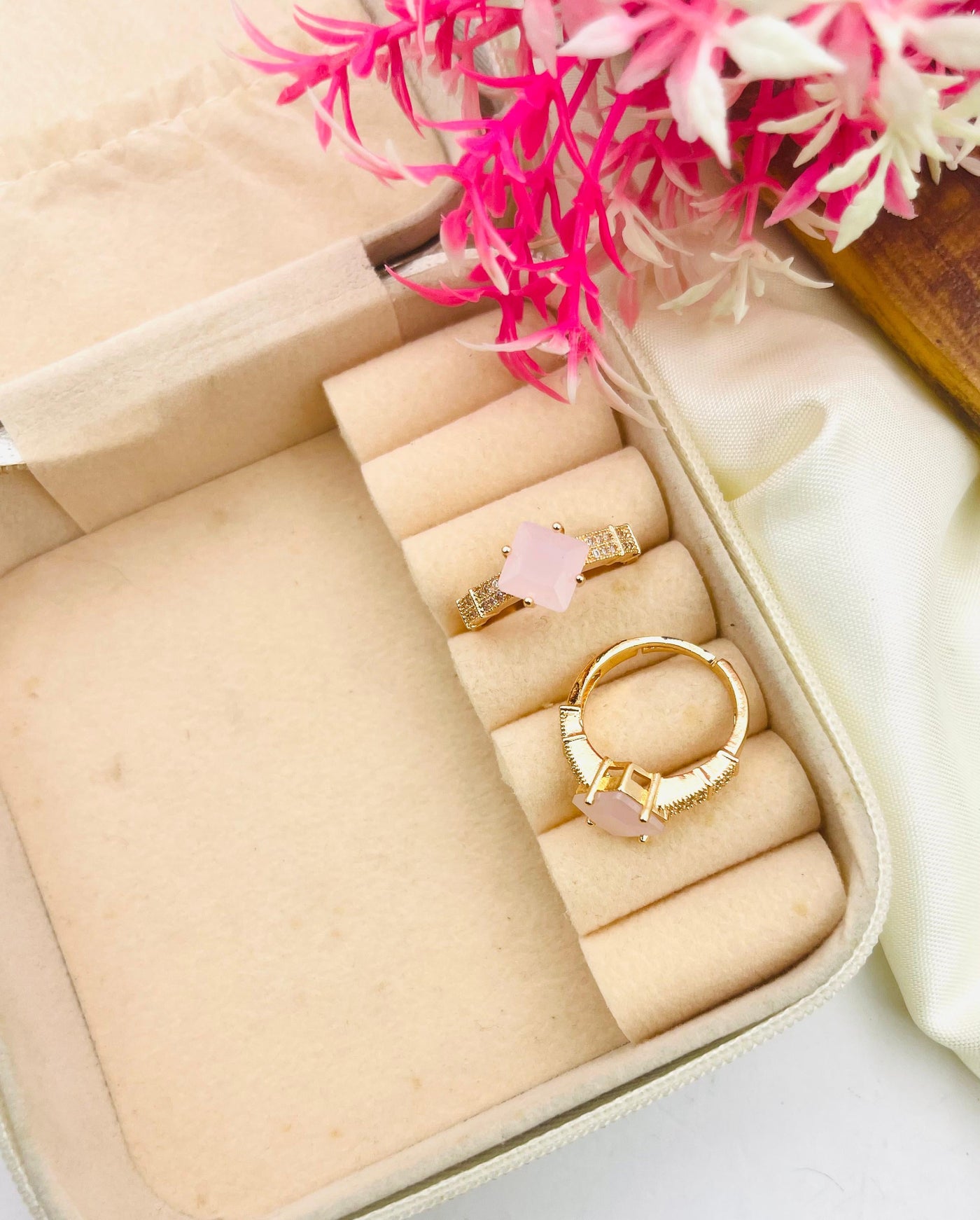 Zircon Daimond Rings