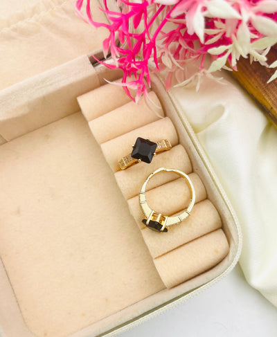 Zircon Daimond Rings