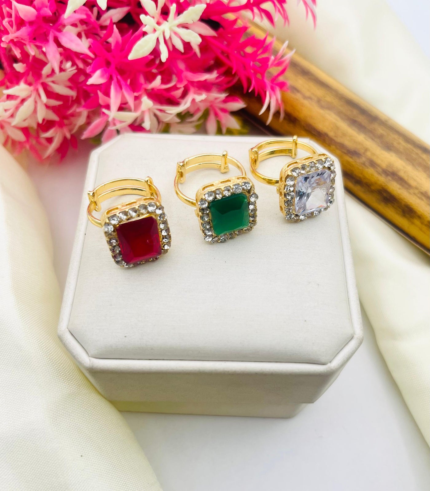 Gold Plated Zircon Stones