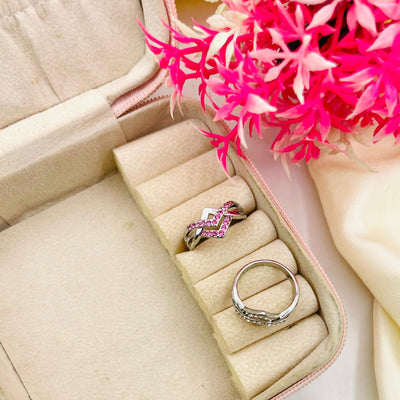 Silver Plated Zircon  Rings