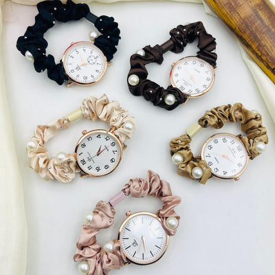 Stones Work Scrunchies Watches