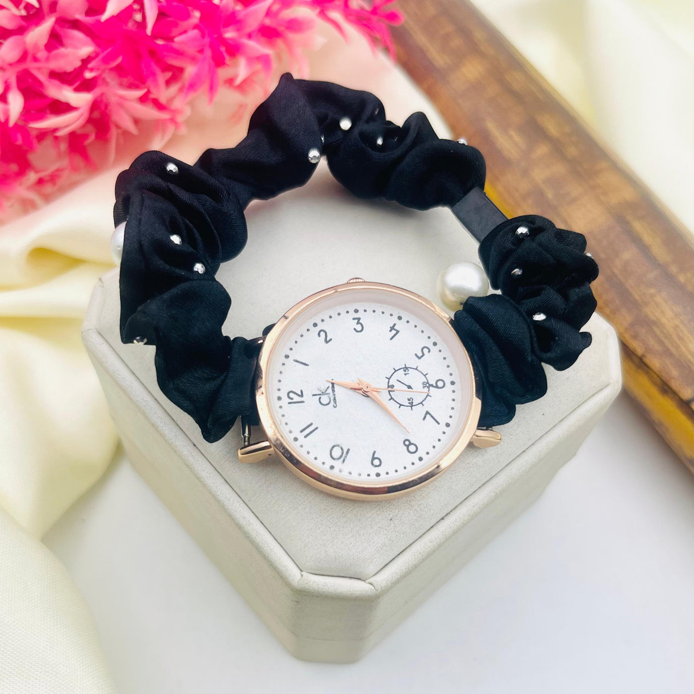 Stones Work Scrunchies Watches