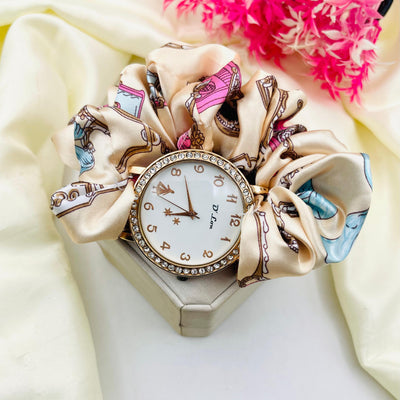 Delicate Design Scrunchies Watch