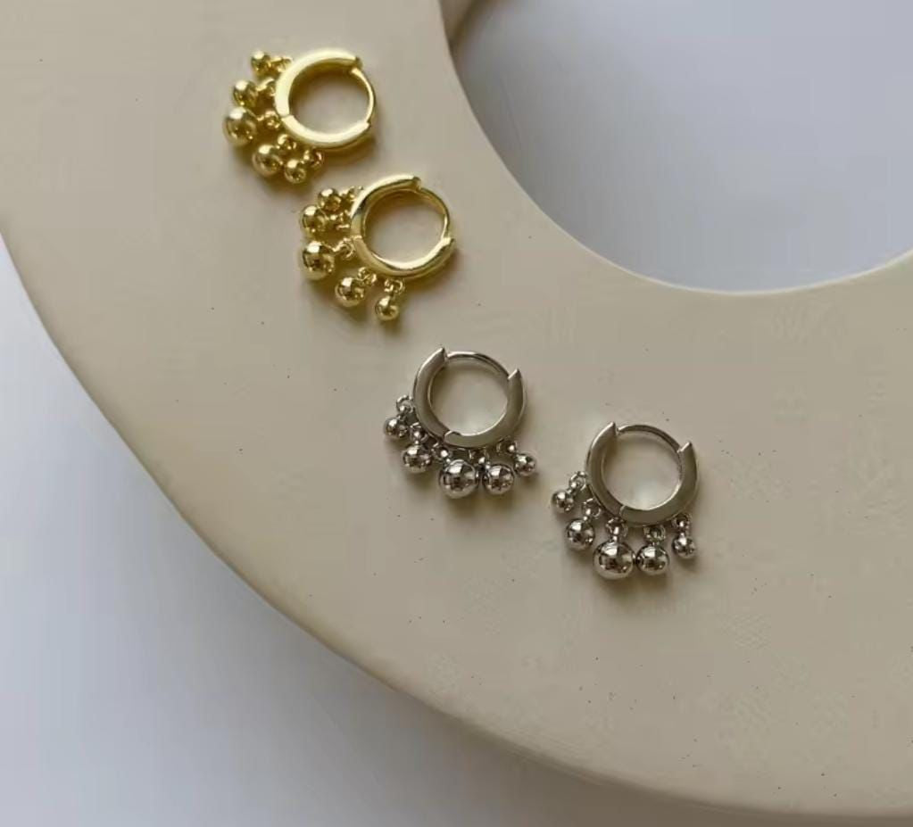 Chumki Gold  Plated and silver Plated Earring