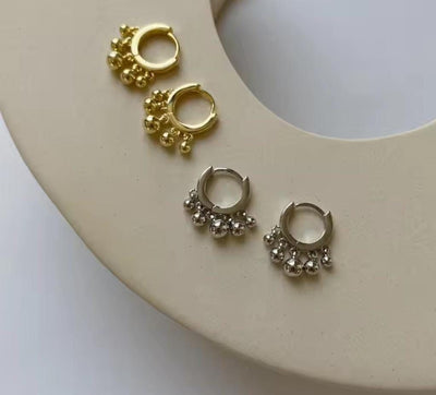 Chumki Gold  Plated and silver Plated Earring